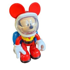 Disney Mattel Mickey Mouse Space Adventure Blast Off Mickey Red Jetpack Talking